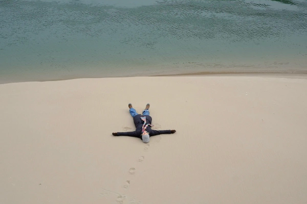 Entspannung am Strand — Loslassen und Auftanken