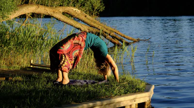 Yoga am See — Selbstreflexion